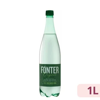 Agua mineral con gas grande Fonter