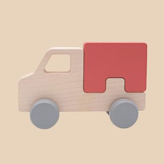 Puzzle Camión rojo – Briki Vroom Vroom