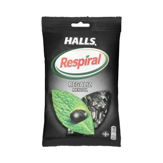 Caramelos regaliz mentol Respiral Halls