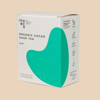 Infusión de cáscara de cacao y menta – Rhoeco