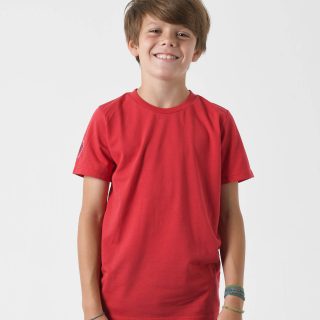 Camiseta antimosquitos niño de manga corta roja