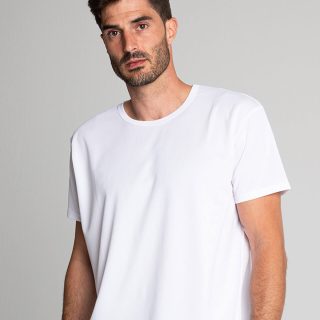 Camiseta antimosquitos técnica poliéster blanca