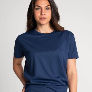 Camiseta antimosquitos técnica poliéster azul