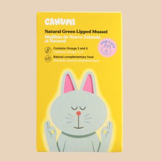 Mejillón de Nueva Zelanda al natural para gatos – Canumi