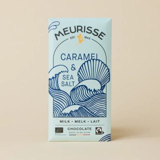 Chocolate con leche con caramelo y sal 39% – Meurisse
