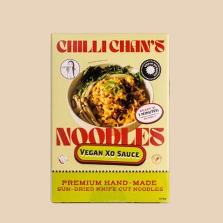 Tallarines cortados a cuchillo secados al sol – Vegan XO – Chili Chan’s