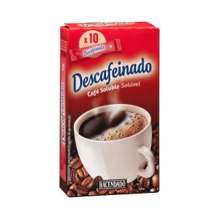 Café soluble en sobres descafeinado Hacendado