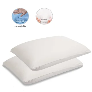 Almohadas Memorygel y Siliconado Premium – Extragrandes Set x 2