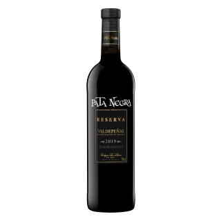 Vino tinto D.O Valdepeñas Pata Negra reserva
