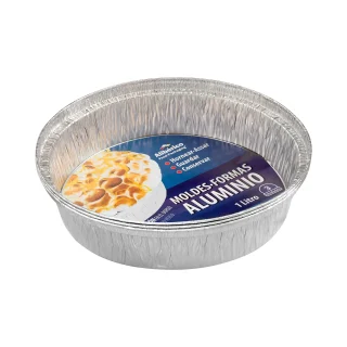 Molde de aluminio redondo 1L Alibérico