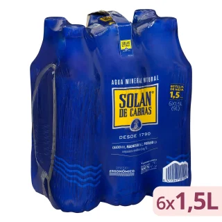 Agua mineral grande Solán de Cabras