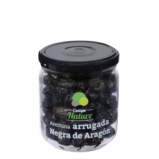 Aceitunas negras arrugadas de Aragón Campo Nature