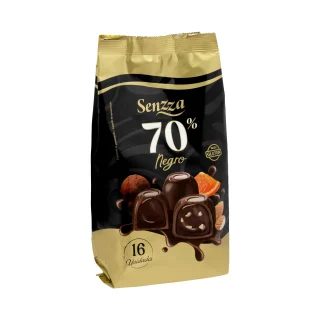 Surtido bombones Senzza de chocolate negro 70%