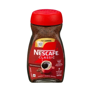 Café soluble descafeinado Nescafé classic