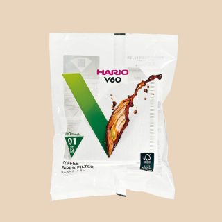 Filtros V60 01 blanqueados – Hario