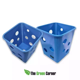 Maceta de PLA con orificios Pequeña Azul