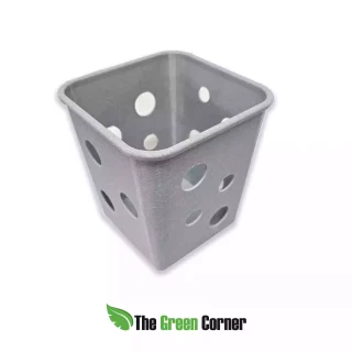 Maceta de PLA con orificios Grande Gris Claro