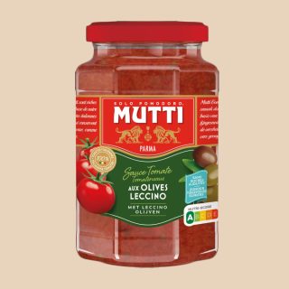 Salsa de tomate con olivas negras – Mutti