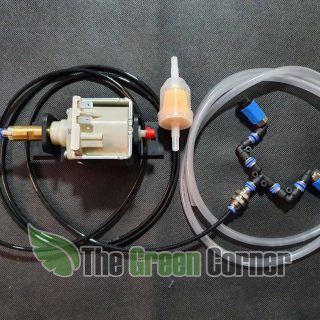 Sistema de lluvia con  dos boquillas